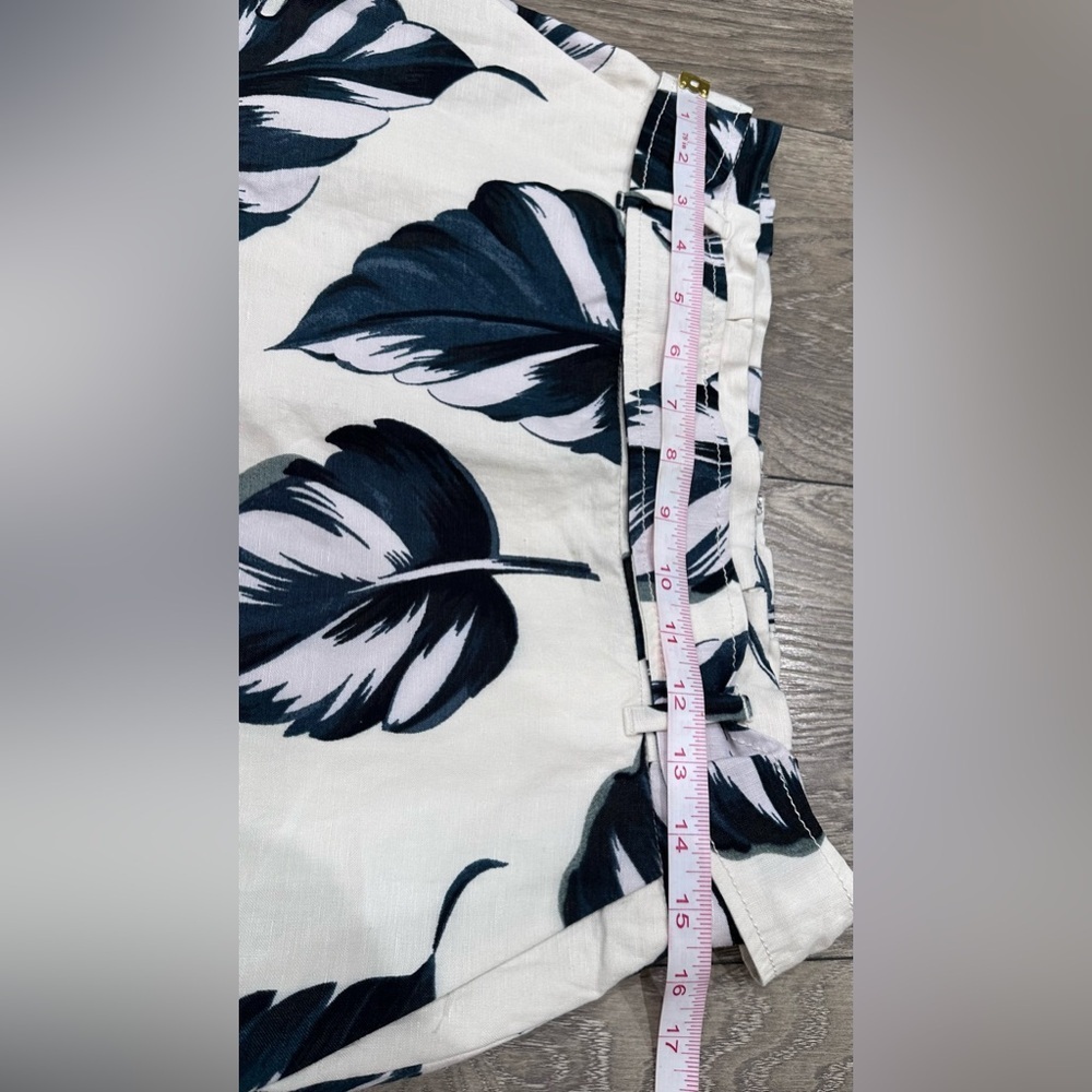 🍃 Ann Taylor Leaves Tie Waist Linen Pencil Skirt - Size 6🍃 - Picture 5 of 15